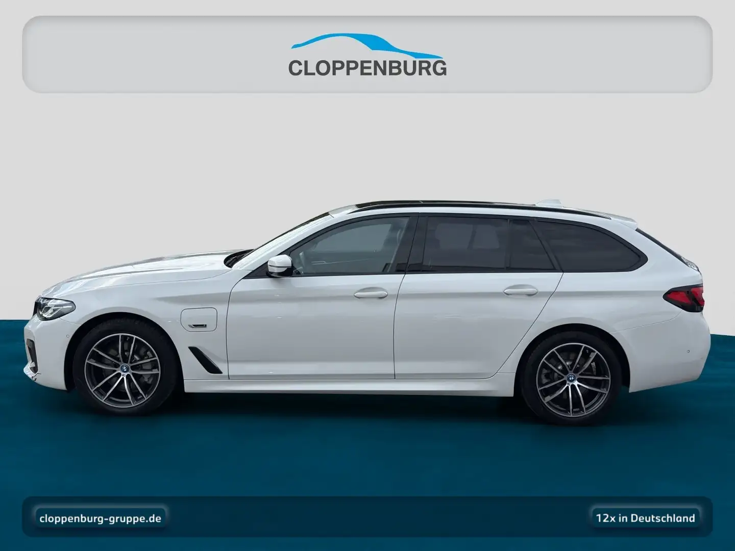 BMW 530 e xDrive Touring M Sportpaket Head-Up+AHK+SHZ Weiß - 2