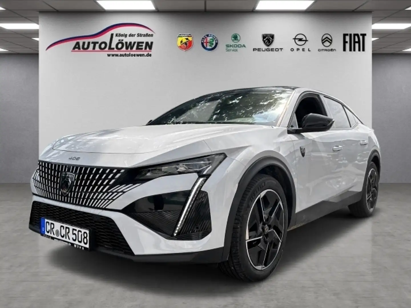 Peugeot 408 GT Hybrid 225 Navi SHZ Blanc - 1