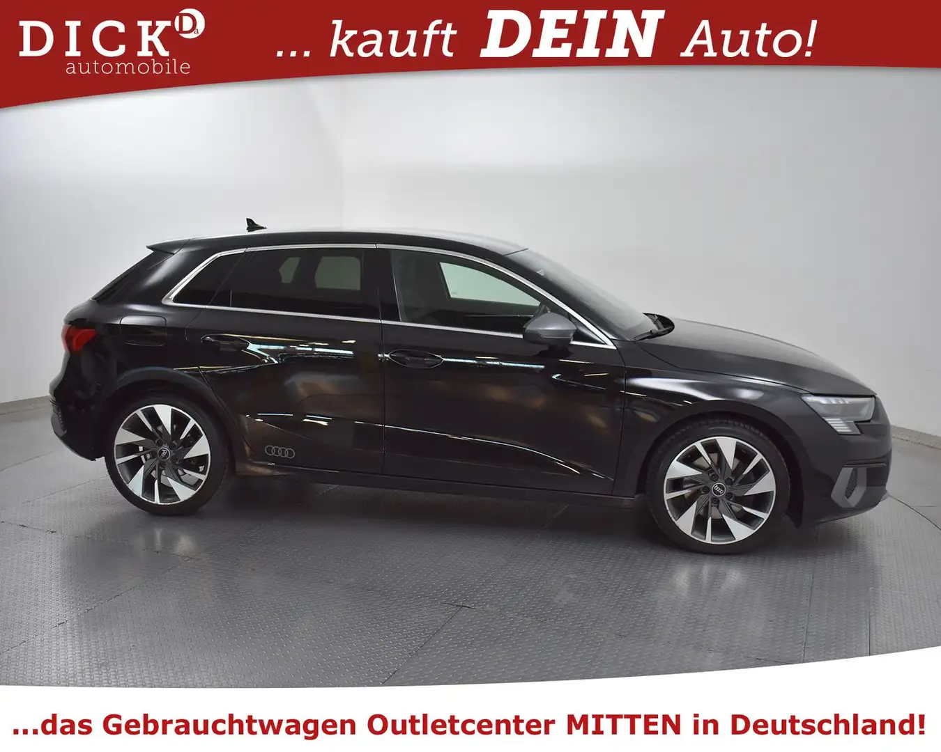 Audi A3 SB 35 TFSI Edit. One S LINE NEU MOD+B&O+VOLL Schwarz - 2