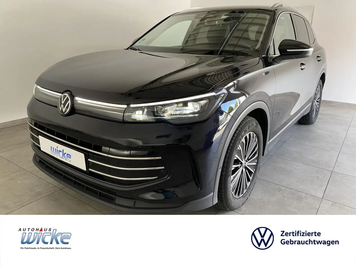 Volkswagen Tiguan 1.5 eTSI DSG Elegance NAVI KLIMA AHK LED AC Schwarz - 1