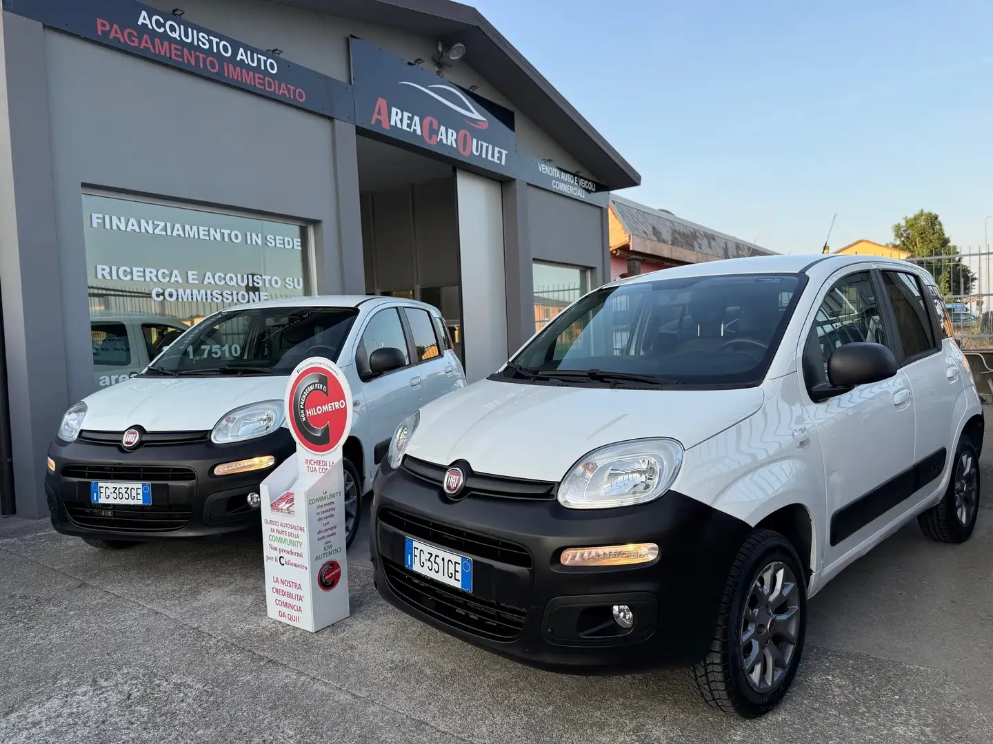 Fiat Panda 1.3 MJT 4x4 Van 2 posti*VARIE DISPONIBILITA' Blanc - 1