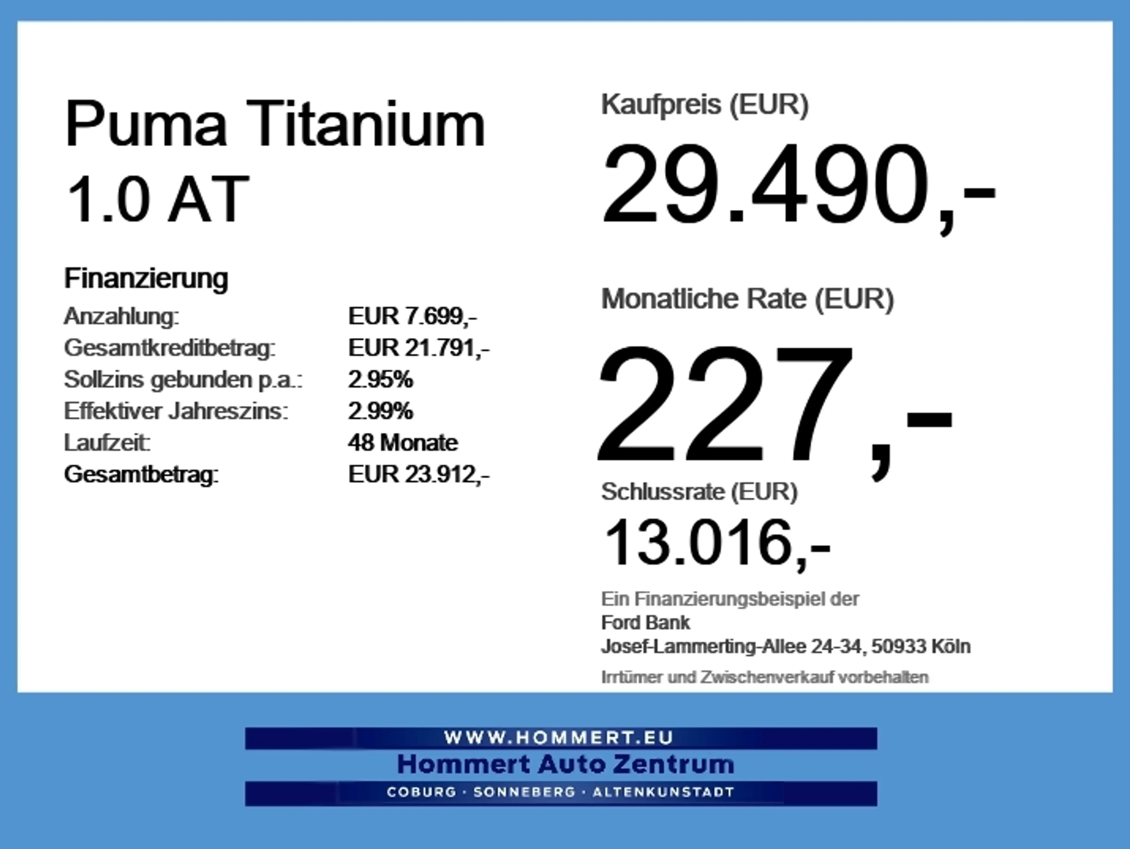 Ford Puma Titanium 1.0 AT NAVI*360°*iACC*SHZ*LED*LHZ — photo 6