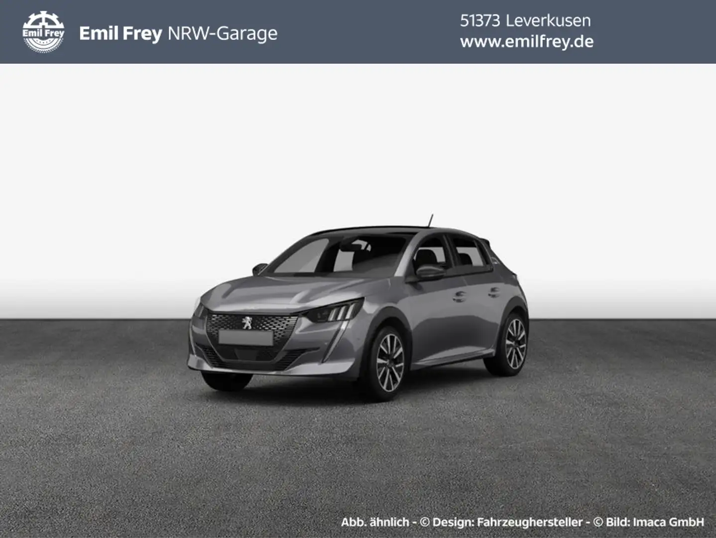 Peugeot 208 PureTech 100 EAT8 GT PANO+LED+SHZ+NAVI Grau - 1