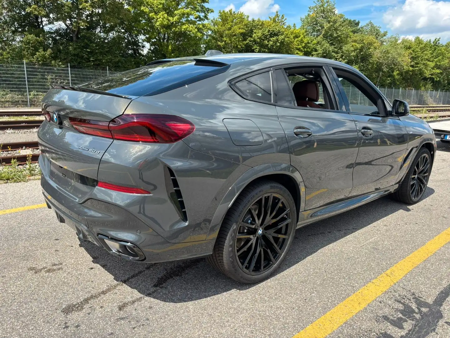 BMW X6 Baureihe X6 40 d xDrive M Sport Grigio - 2