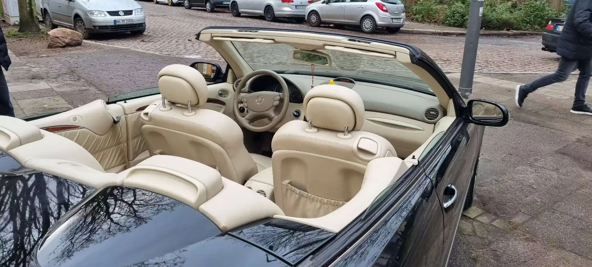 Mercedes-Benz CLK 200 Cabrio Kompressor Noir - 1