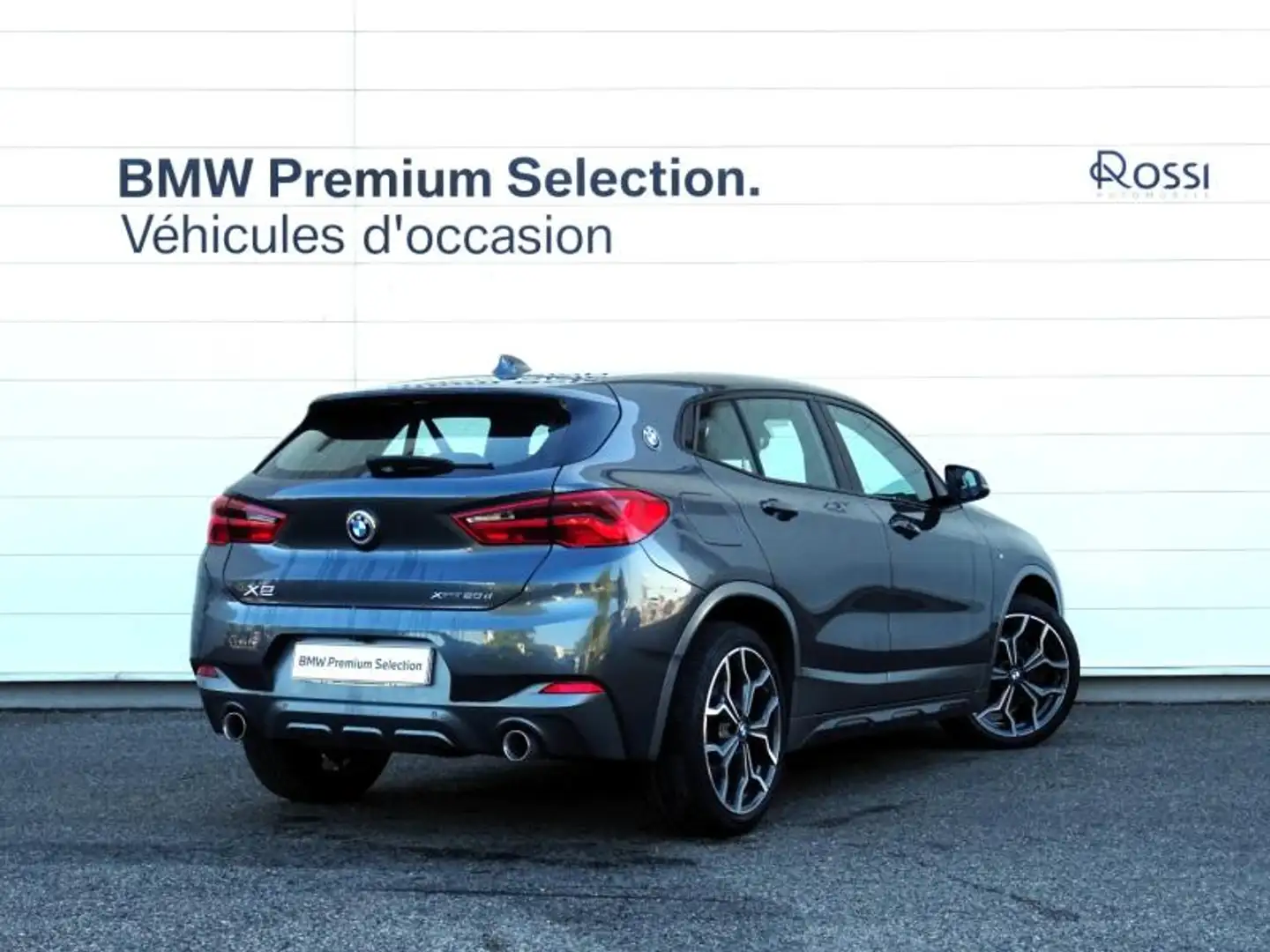 BMW X2 xDrive20dA 190ch M Sport X Euro6d-T Gris - 2