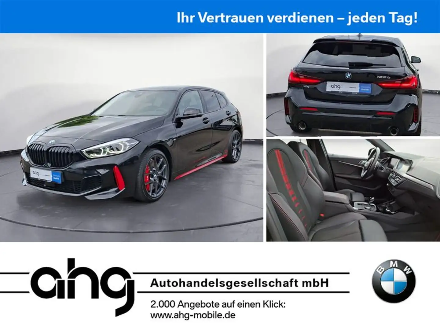 BMW 128 ti Sport Aut. Klimaaut. Komfortzugang PDC Schwarz - 1