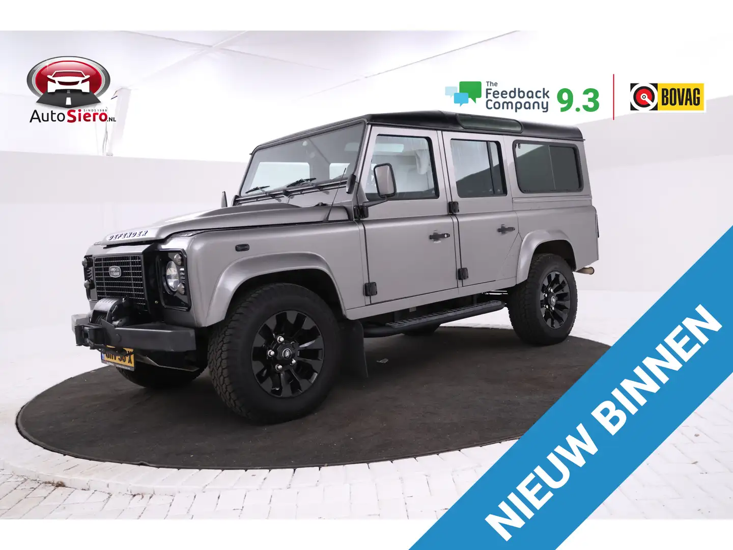 Land Rover Defender 2.4 TD 110 SW S Youngtimer! volleder, Apple carpla Grigio - 1