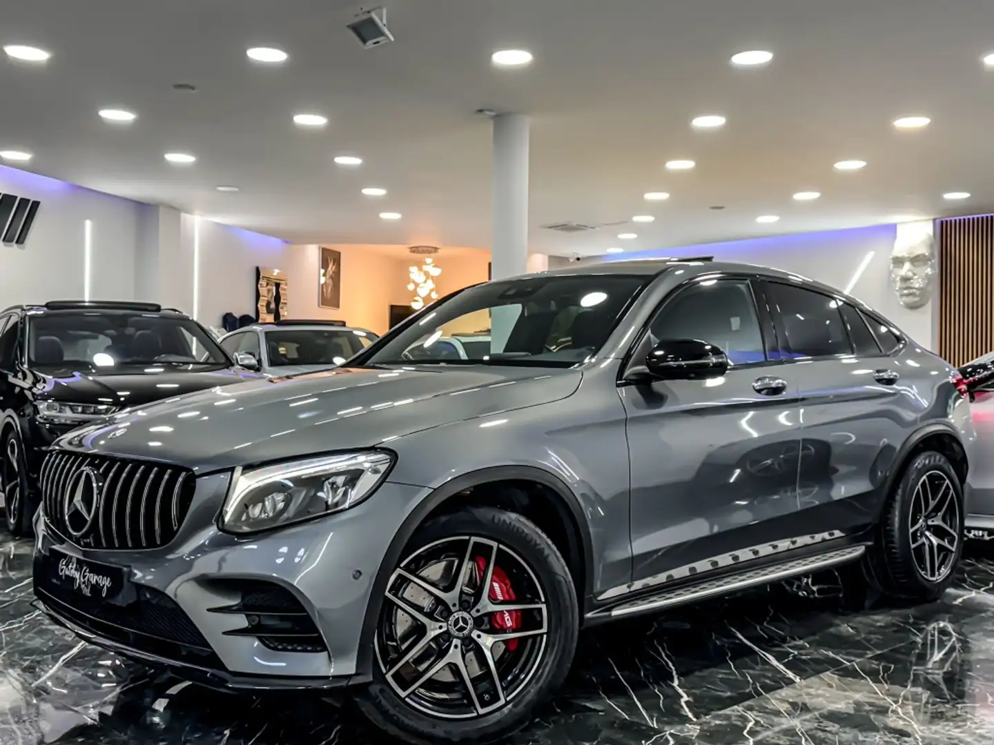 Mercedes-Benz GLC 350 Coupé 350d 4Matic Aut. Gris - 1