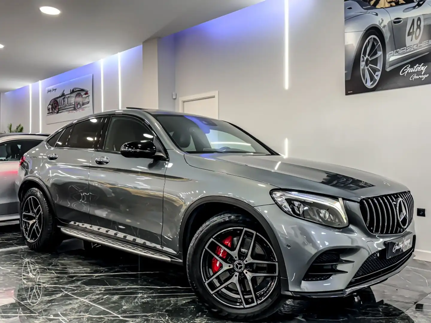 Mercedes-Benz GLC 350 Coupé 350d 4Matic Aut. Gris - 2