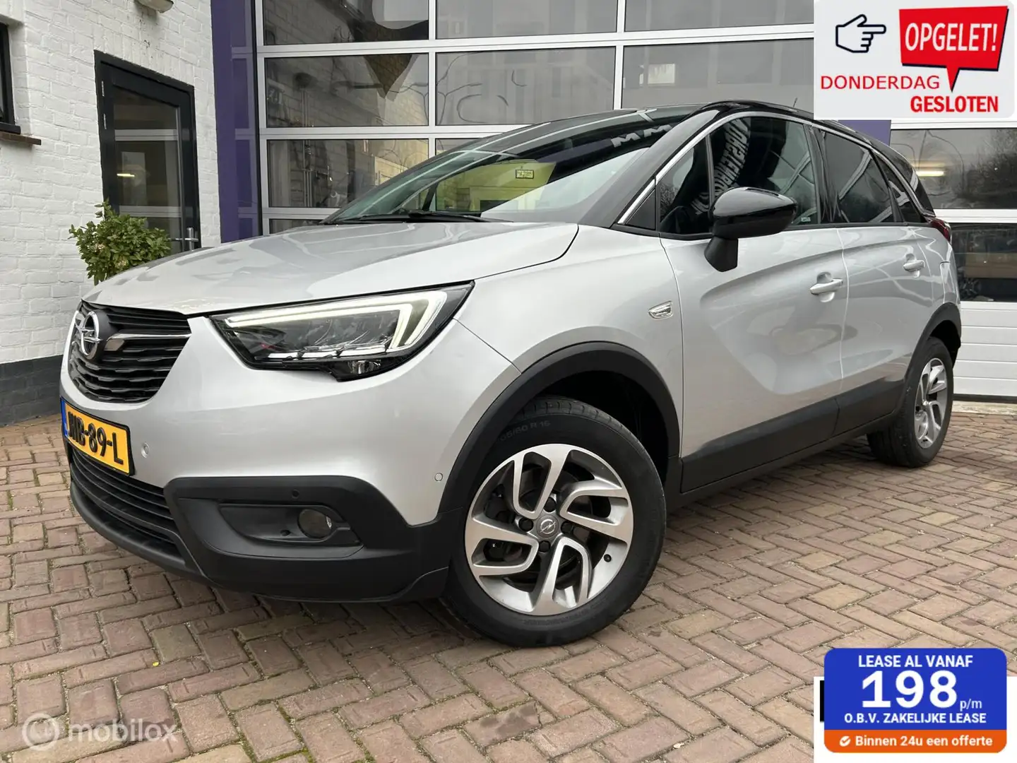 Opel Crossland X 1.2 Turbo Innovation * AUTOMAAT * NAVIGATIE Gris - 1