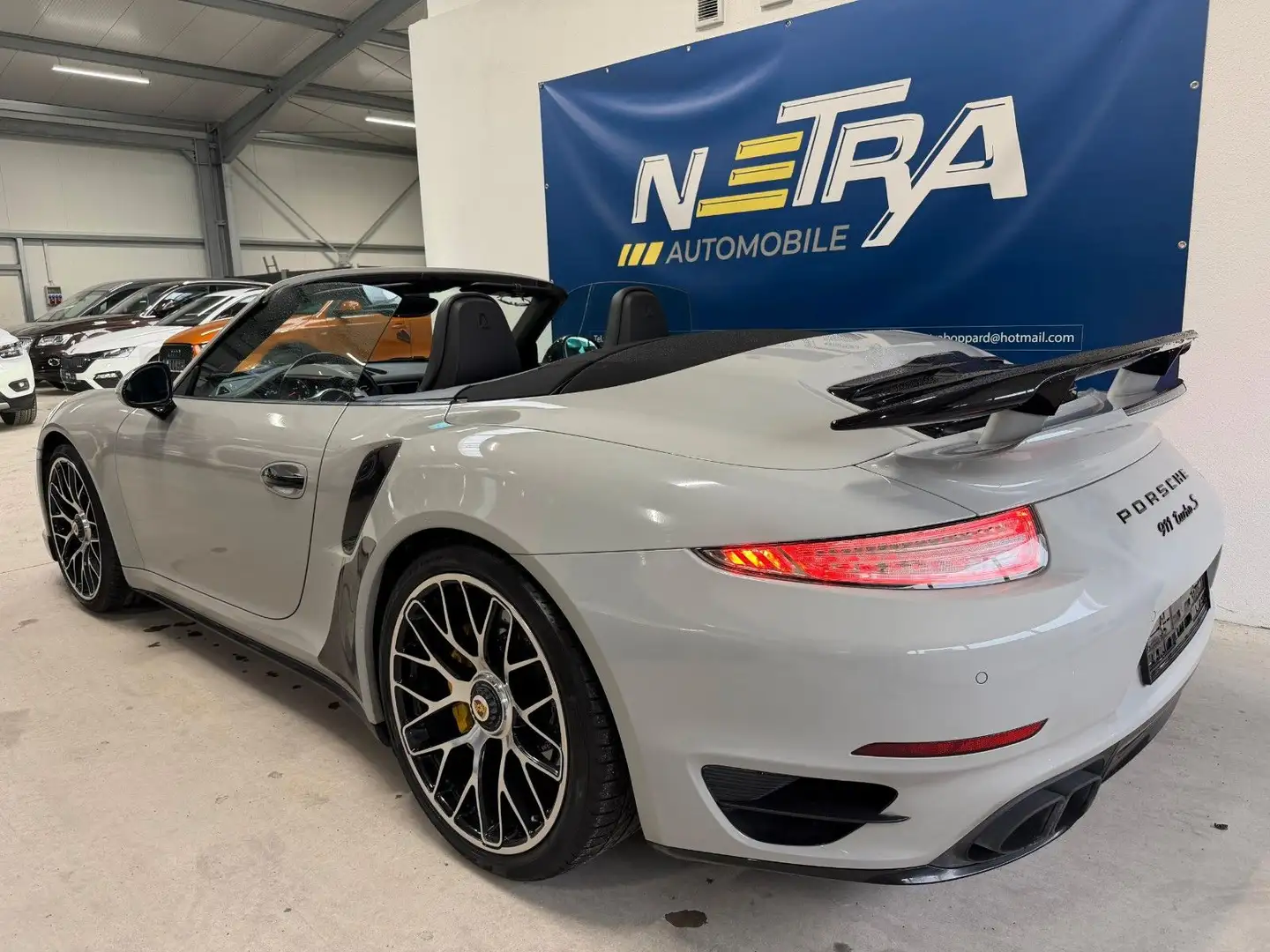 Porsche 911 Turbo S Cabriolet*APPROVED*KAMERA*BURMESTER* Schwarz - 2