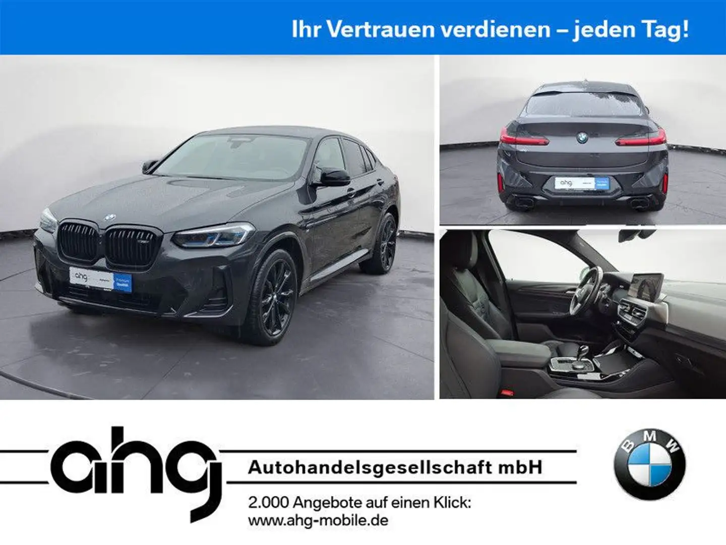 BMW X4 M d AT Innovationsp. Sport Aut. Panorama RFT Grau - 1