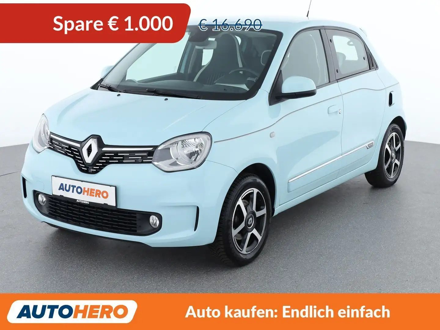 Renault Twingo 0.9 TCe Intens *TEMP*LIM*SHZ*BT*PDC* Blau - 1