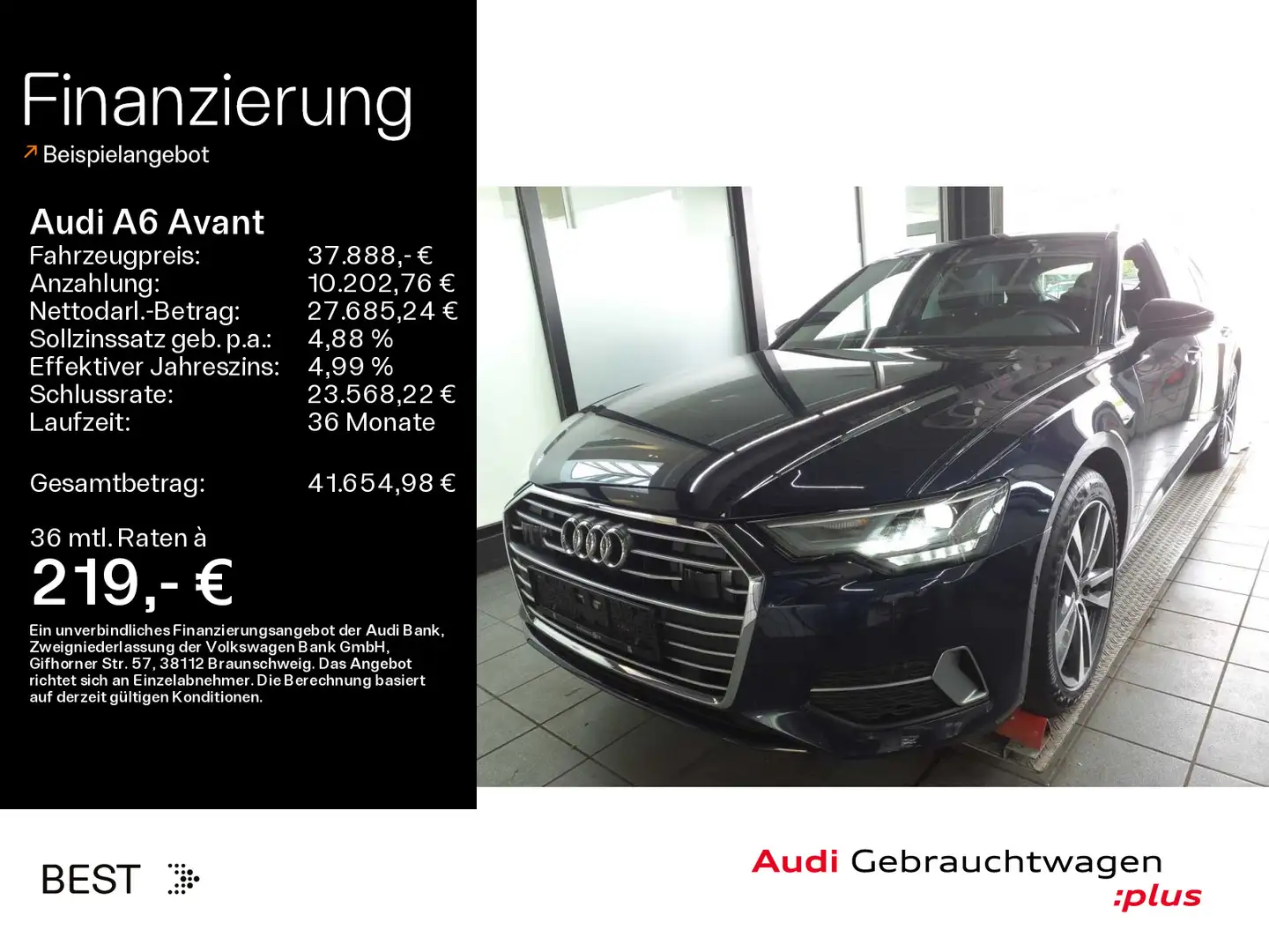 Audi A6 45 TFSI sport*Tour*Leder*Sound*virtual Blau - 1