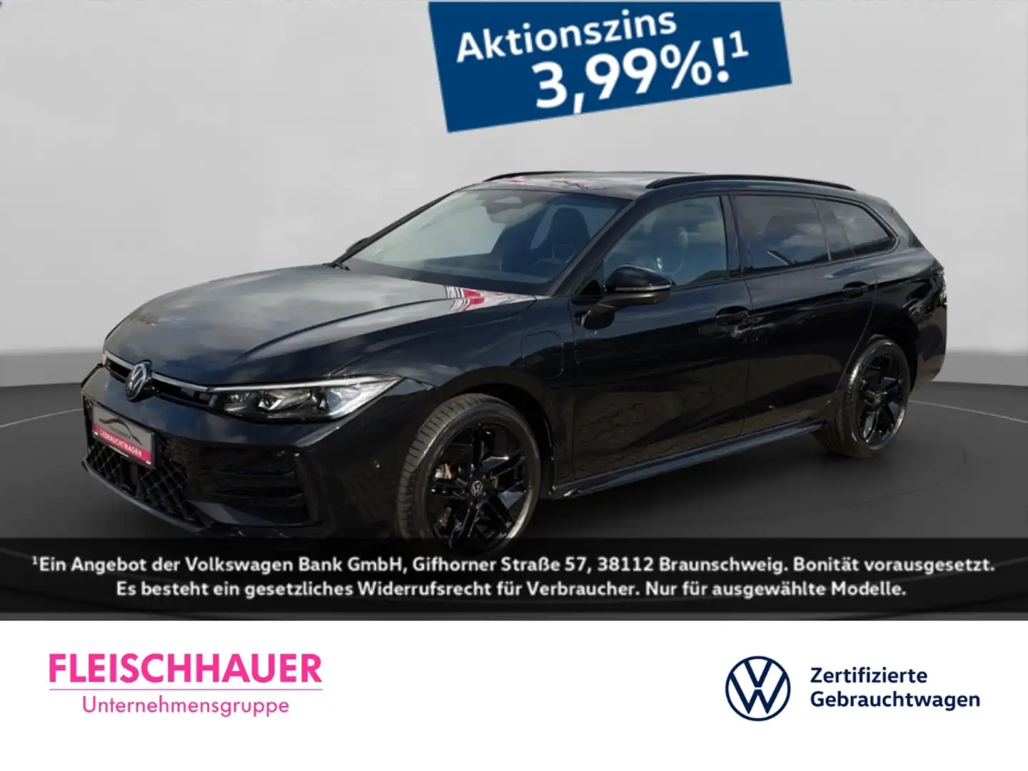 Volkswagen Passat Variant eHybrid R-Line+LEDER+PANORAMA+NAVI Schwarz - 1