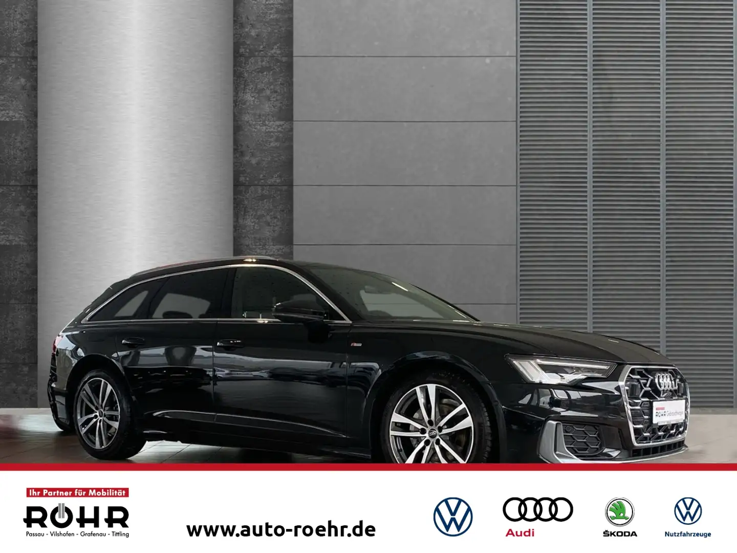 Audi A6 Avant S line (SHZ vo+hi.PDC.Head-Up.NAVI.LED.DAB.G Schwarz - 1