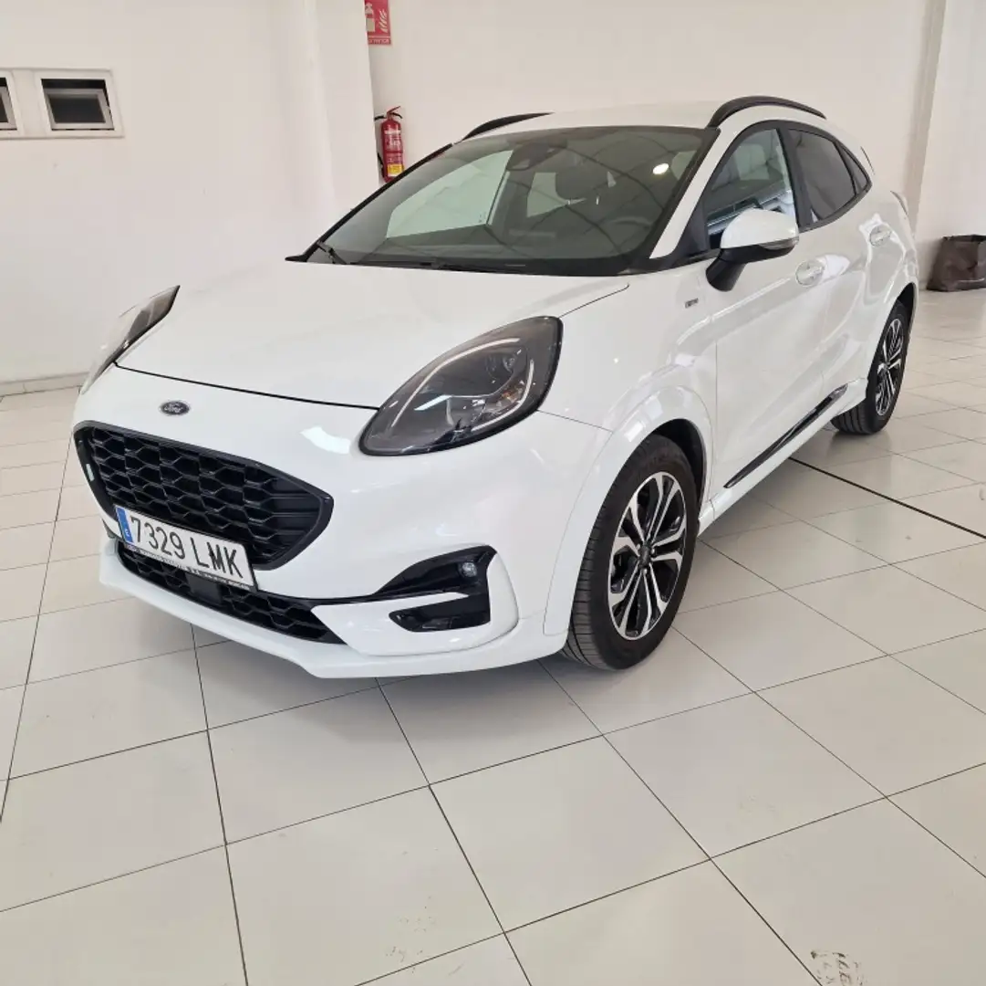 Ford Puma 1.0 EcoBoost MHEV ST-Line 125 Bianco - 1