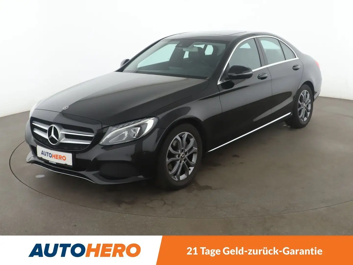 Mercedes-Benz C 180 180 CGI Avantgarde Aut.*NAVI*PDC* Zwart - 1