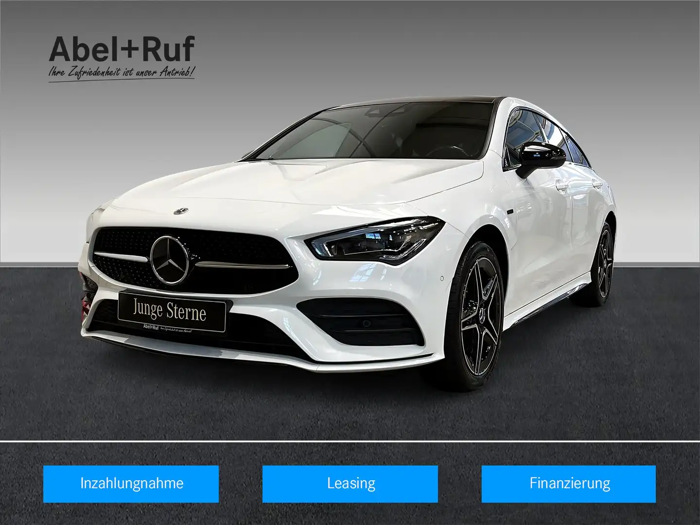 Mercedes-Benz CLA 250 e SB AMG+MULTI+DISTR+NIGHT+Burme+Kam+AHK White - 1