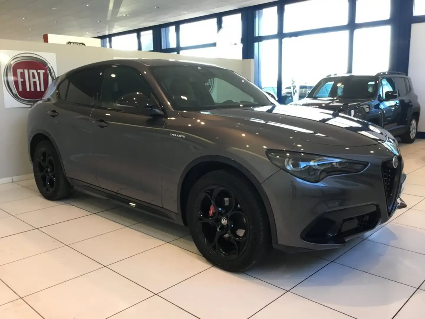 Alfa Romeo Stelvio Stelvio 2.2 Turbodiesel 210 CV AT8 Q4 Veloce MY24 Gris - 2