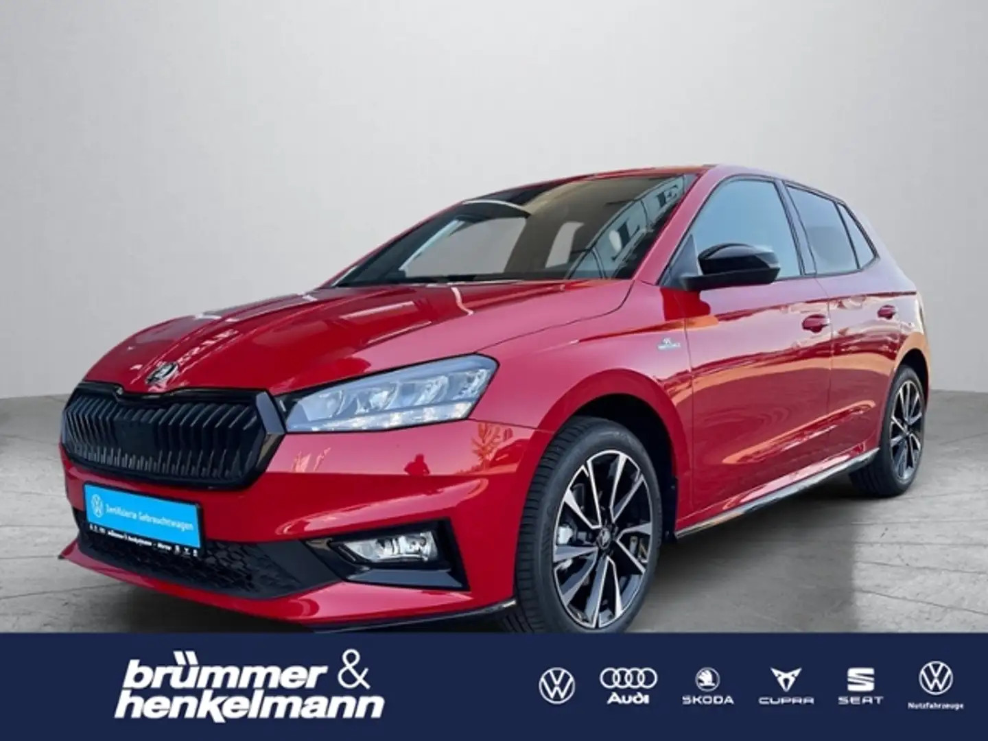 Skoda Fabia Monte Carlo 1.0 TSI DSG +LED+Kamera+SHZ Rouge - 1