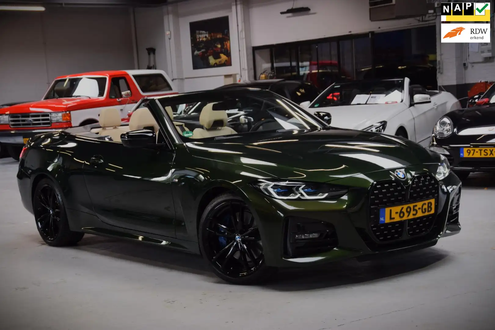 BMW 430 4-serie Cabrio 430i High Executive *M-Pakket* Org. Groen - 1