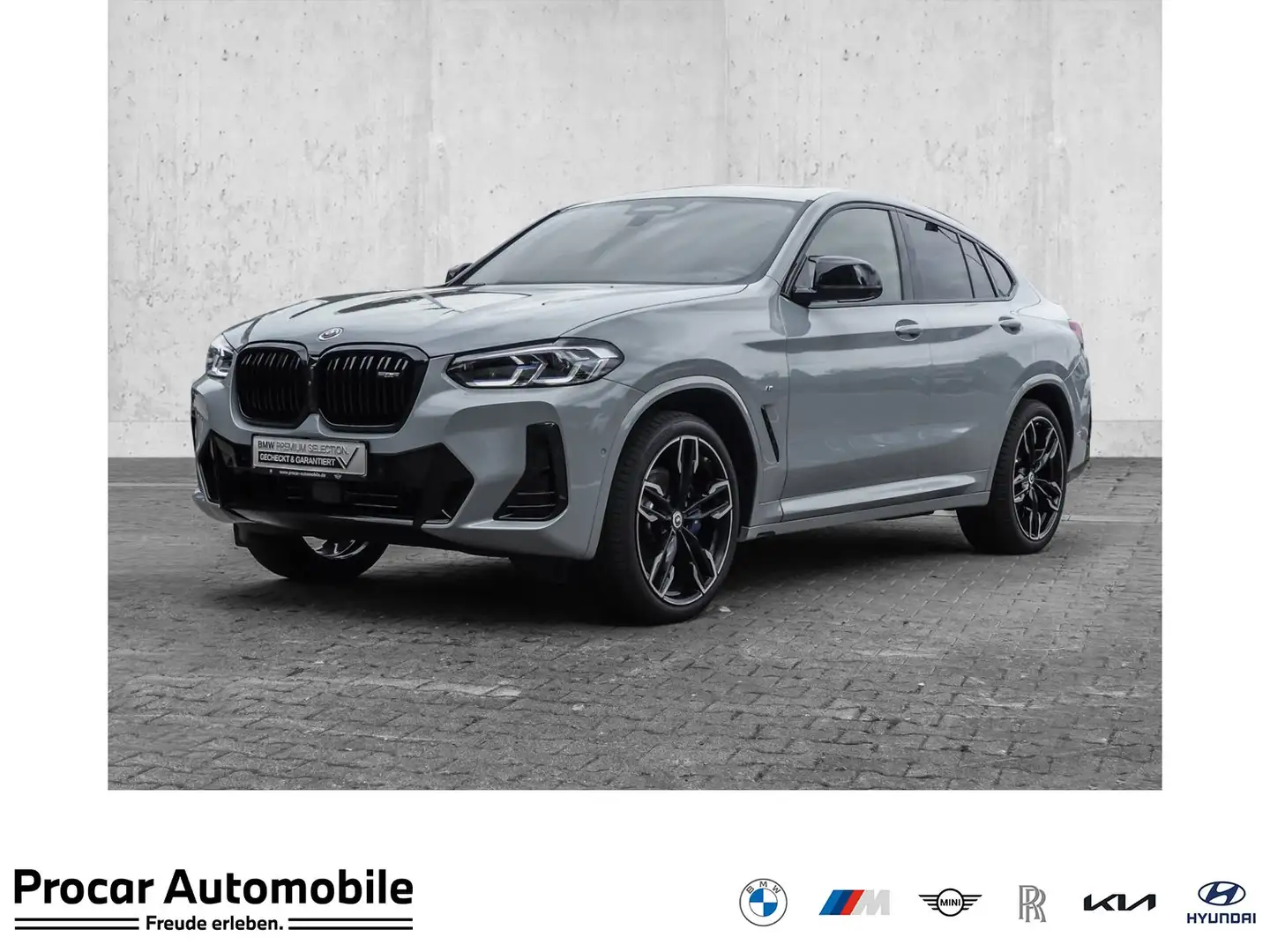 BMW X4 M 40i M-SPORT+HUD+PANO+ACC+360°+NAVI+LED+LASER+ Grigio - 1