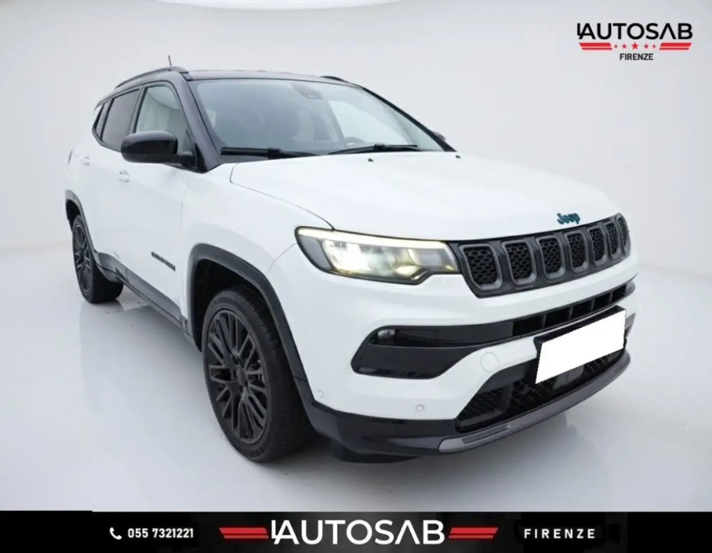 Jeep Compass 1.3 Turbo T4 240 CV PHEV AT6 4xe S Weiß - 1