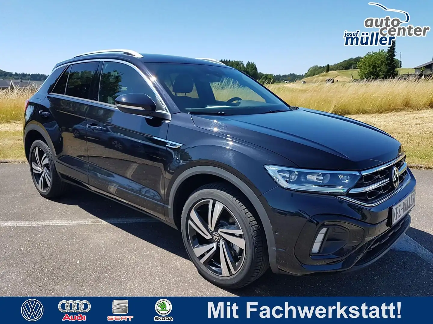 Volkswagen T-Roc R-Line "4 Motion" 190 PS" DSG" Temp.+AC... Schwarz - 1