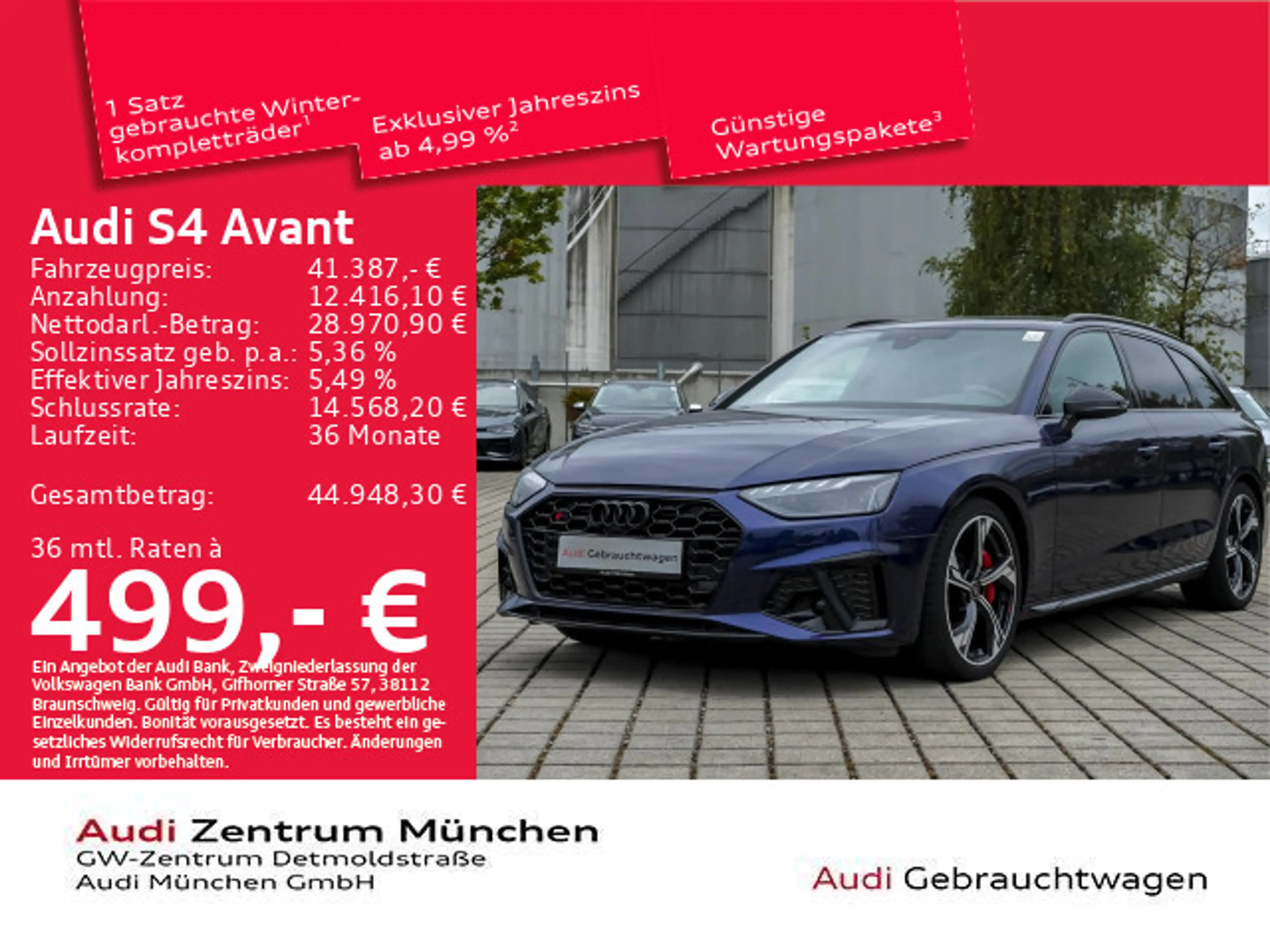 Audi S4 TDI Competition+ Navi+/Massage
