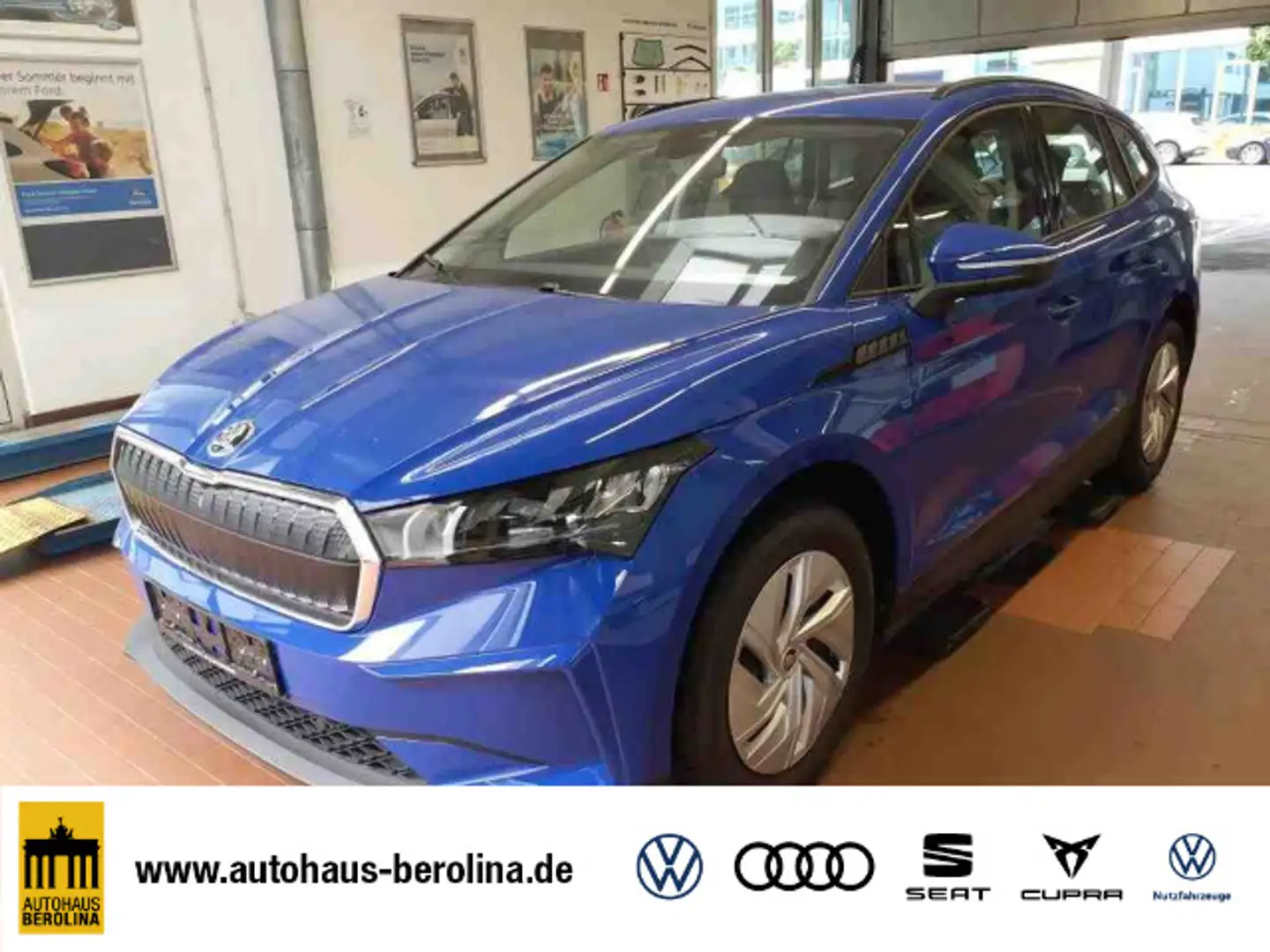 Skoda Enyaq iV 50 *NAV*GRA*PDC*LED*SHZ*KLIMA* Blau - 1
