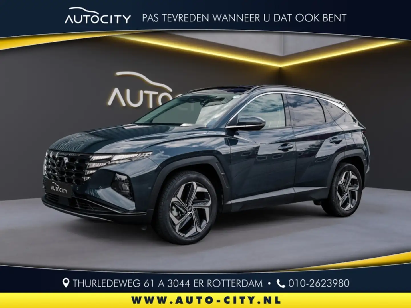 Hyundai TUCSON 1.6 T-GDI PHEV Premium Sky l Leder l Pano l 360 l Gris - 1