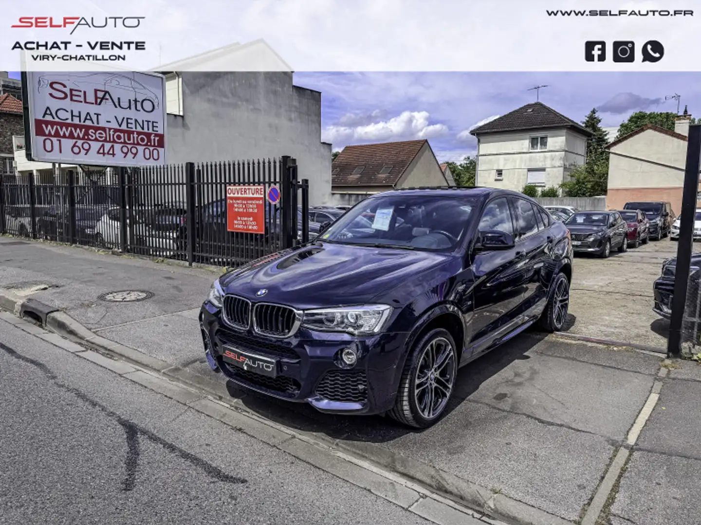 BMW X4 (F26) XDRIVE20DA 190CH M SPORT Noir - 1
