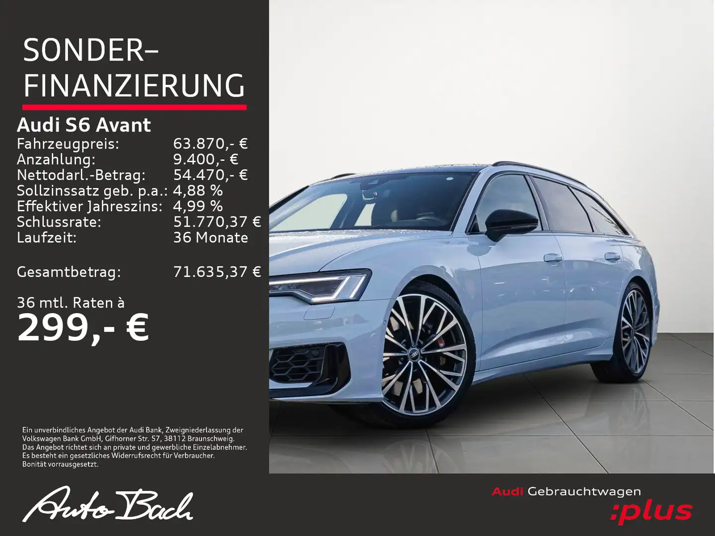 Audi S6 TDI tiptronic ACC AHK Pano Navi B&O HuD Weiß - 2