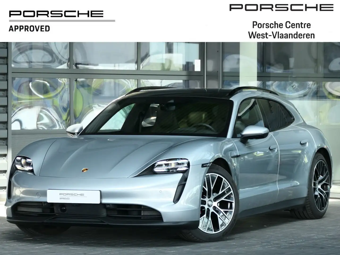 Porsche Taycan 4S Sport Turismo | PTV+ | Bose | Ventillatie |Inno Argent - 1