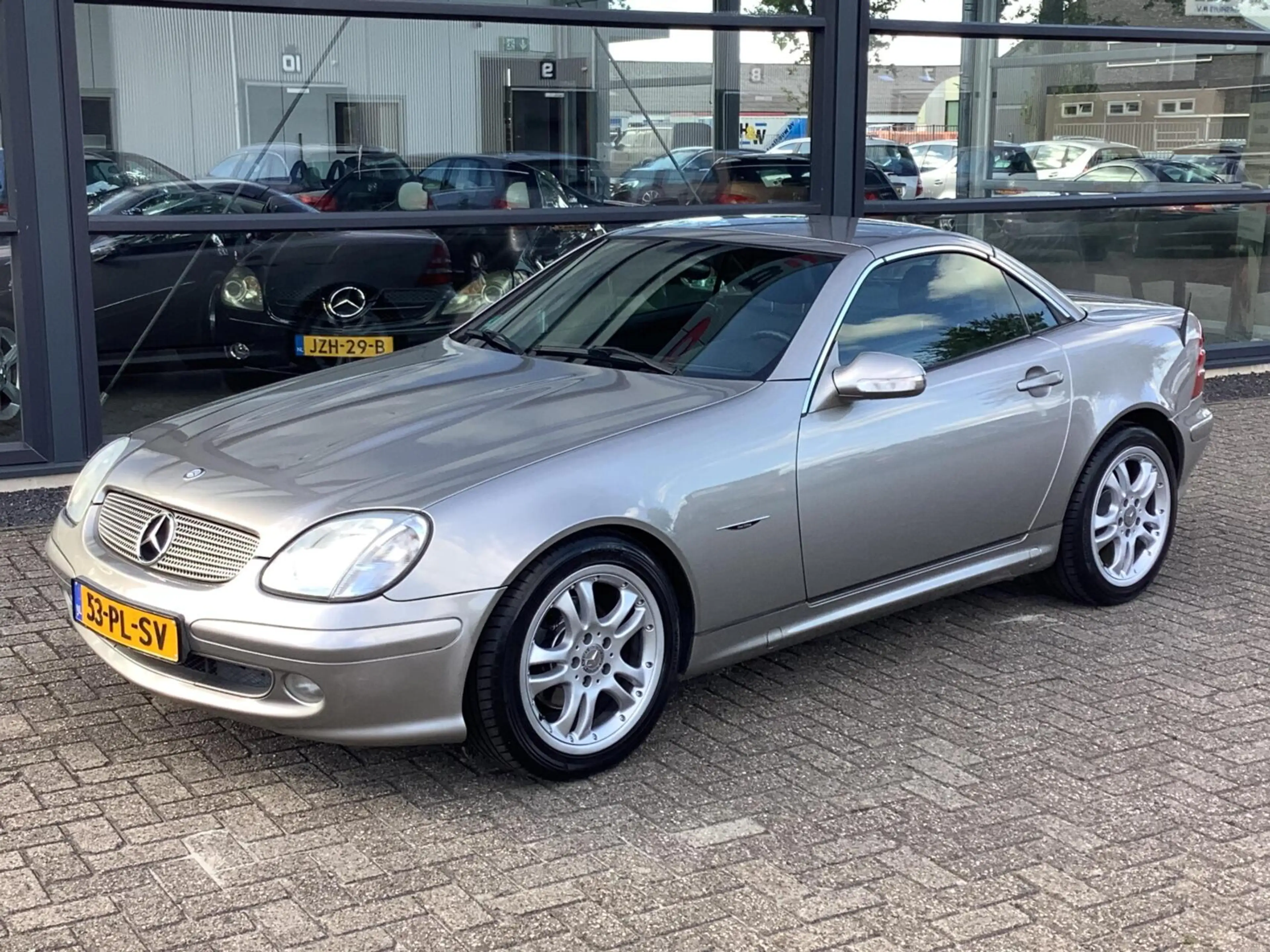Mercedes-Benz SLK 200 K. Final Edition automaat, cruise, lederen bekledi — photo 3
