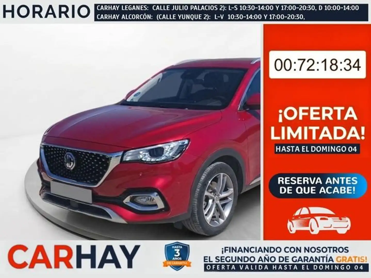 MG HS eHS 1.5 T-GDI Luxury Rojo - 1
