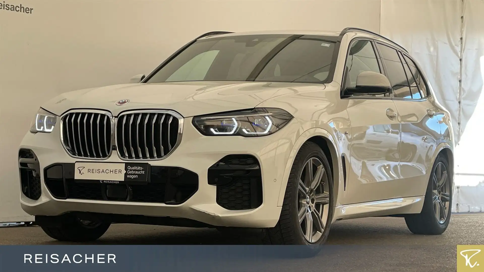 BMW X5 xDrive30d A M-Sport,AHK,el.Sitz+Mem,Leder,Aut Weiß - 1