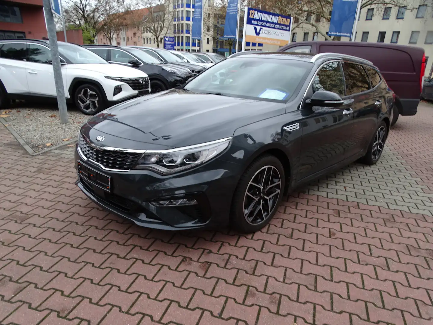 Kia Optima 1.6 GT-Line Autom.- Vollausstattung AHK Grau - 1