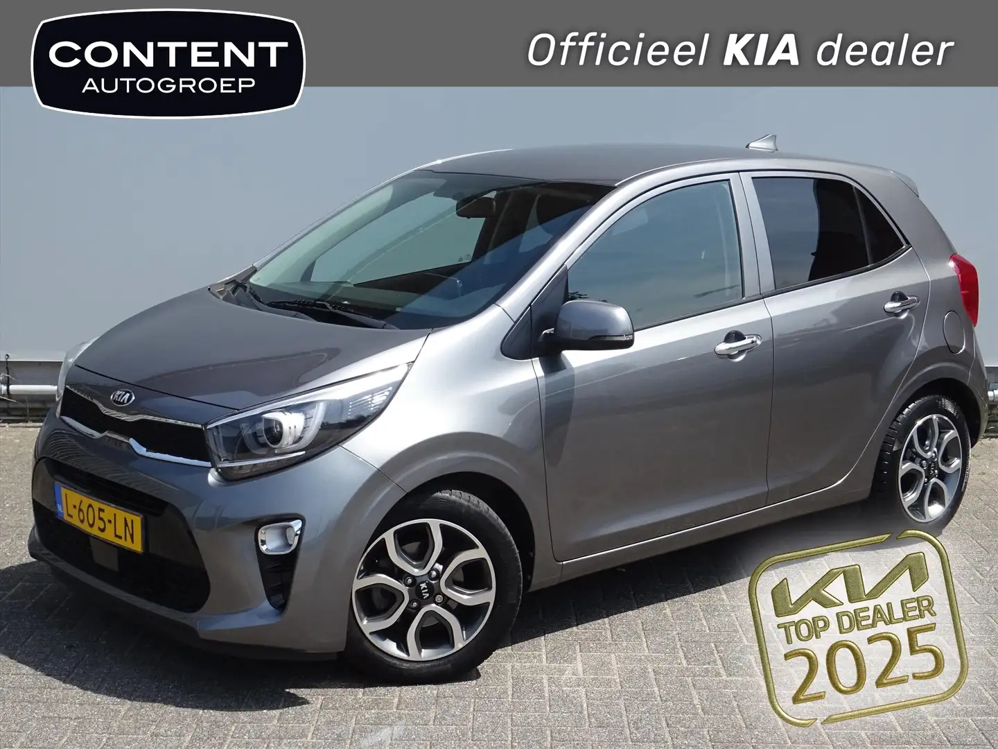 Kia Picanto 1.0 MPi 67pk 4-zits DynamicPlusLine / 22.000 KM Grijs - 1