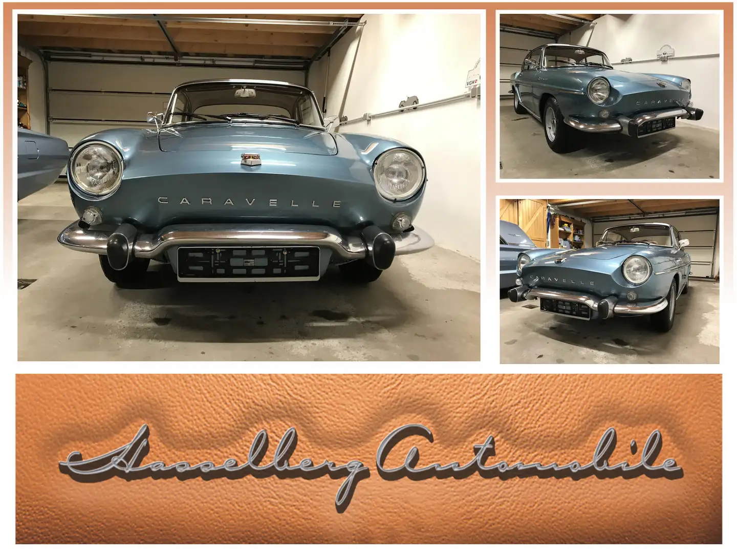 Renault Caravelle 1100 Floride Dauphine Bleu - 1