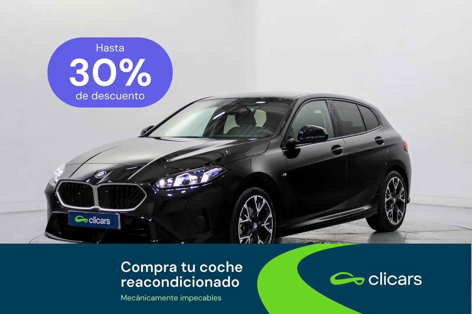 BMW 120 120dA Negro - 1