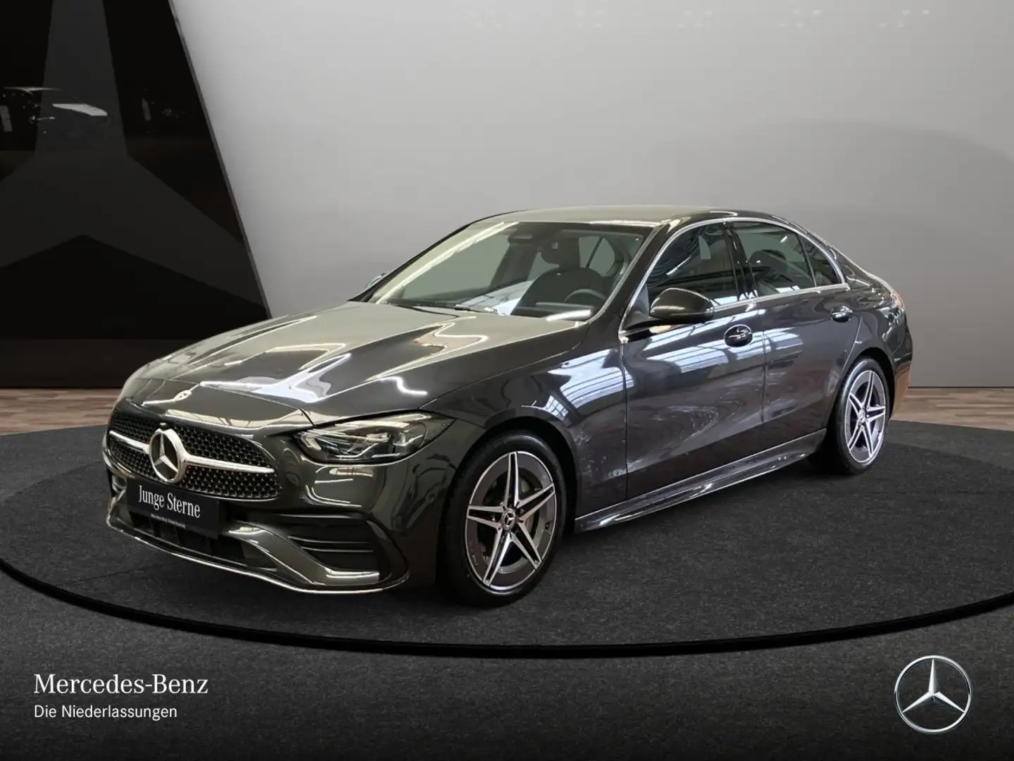 Mercedes-Benz C 180 AMG+LED+KAMERA+TOTW+KEYLESS+9G Grau - 2