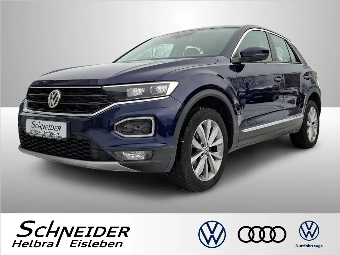 Volkswagen T-Roc 1.6 TDI STYLE NAVI+ACC+LED+SHZ Bluetooth Bleu - 1