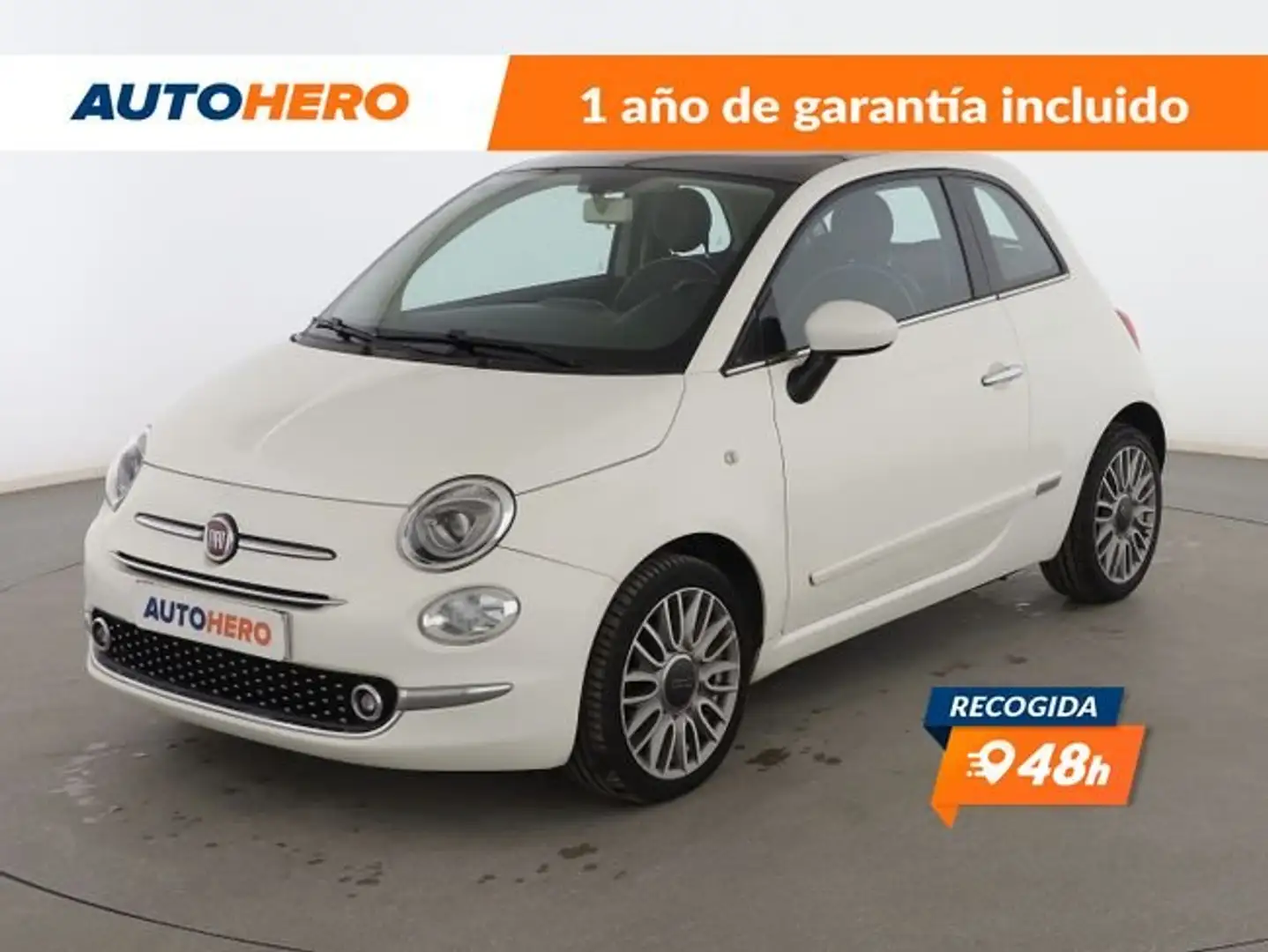 Fiat 500 1.2 Lounge Blanc - 1