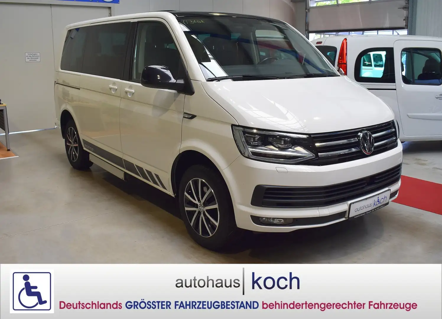 Volkswagen T6 Multivan 2.0 TDI Edition  rollstuhlgerecht Weiß - 2