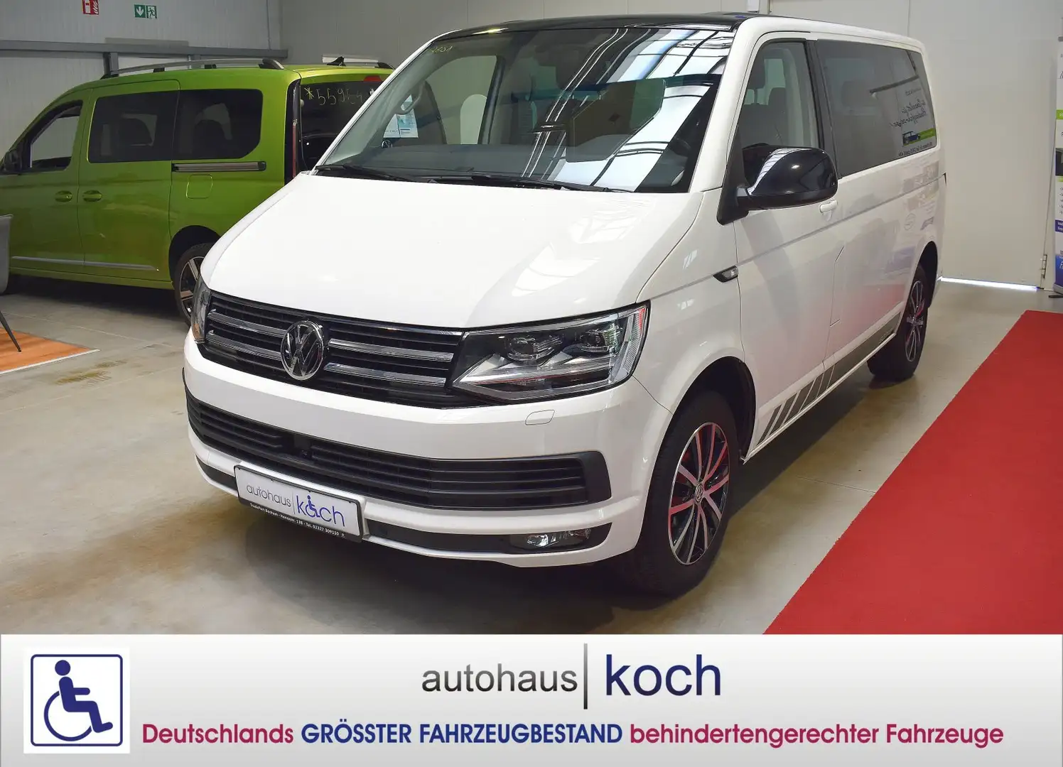 Volkswagen T6 Multivan 2.0 TDI Edition  rollstuhlgerecht Weiß - 1