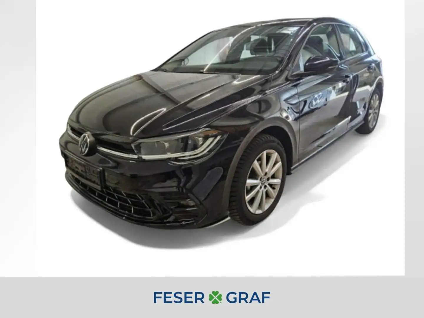Volkswagen Polo 1.0 TSI R-Line DSG/LED/Rear View/Sitzhzg./Navi Noir - 1