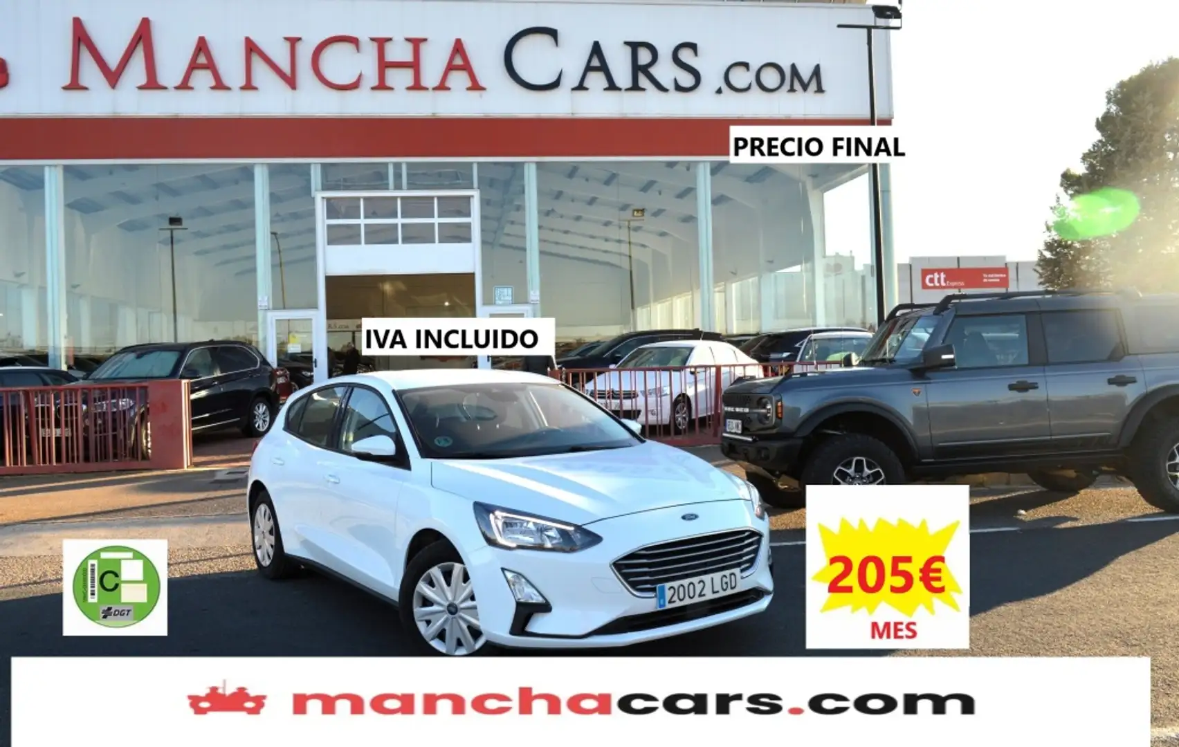 Ford Focus 1.5Ecoblue Trend 95 Blanco - 2